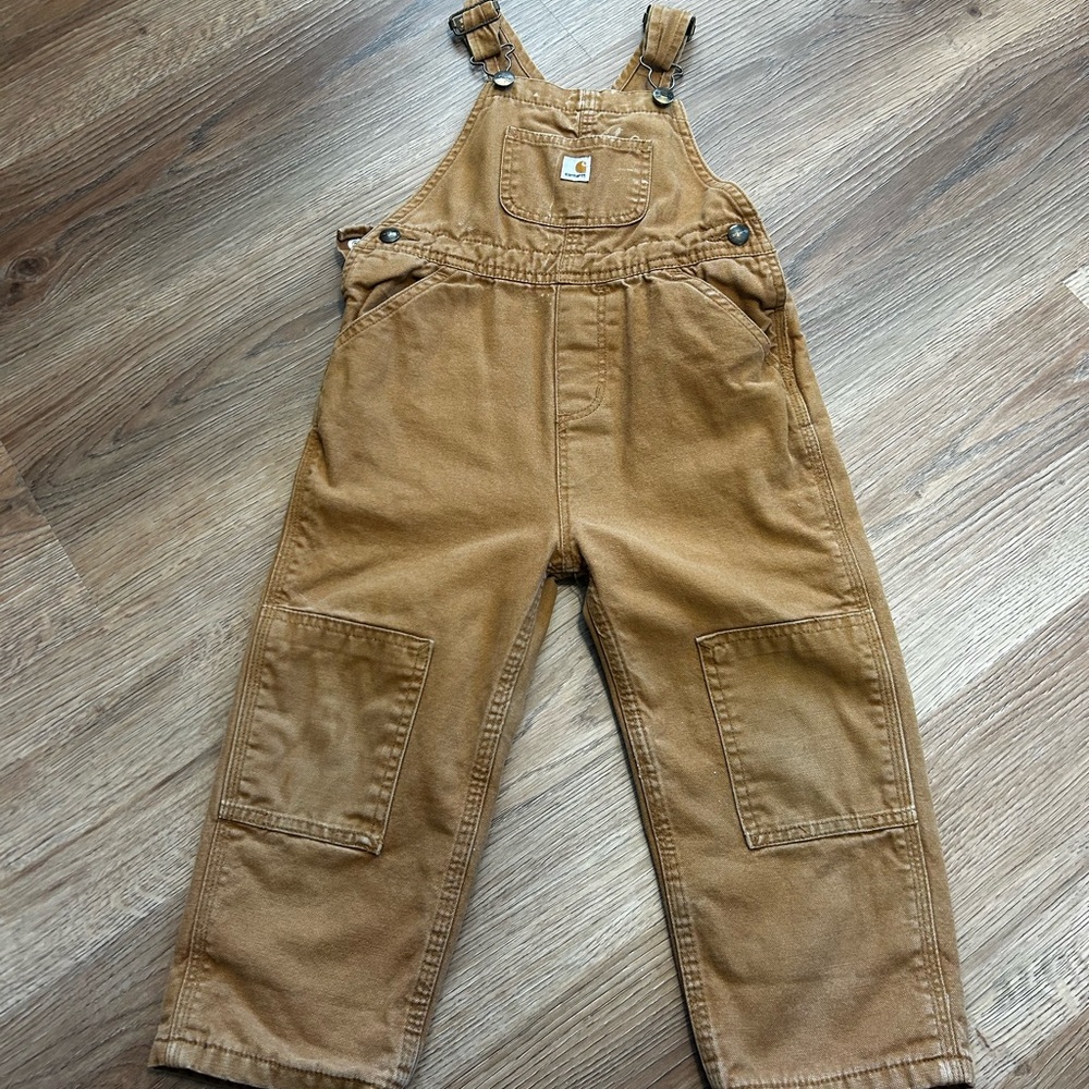 Boys 3t Carhartt Bibs lined